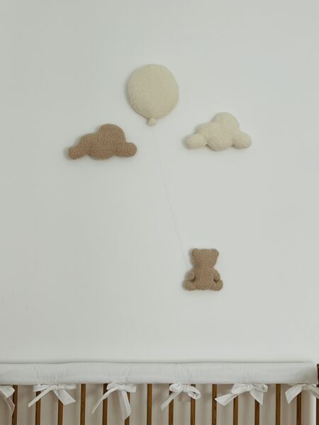 Super mini puri dekoracija su dideliais debesėliais